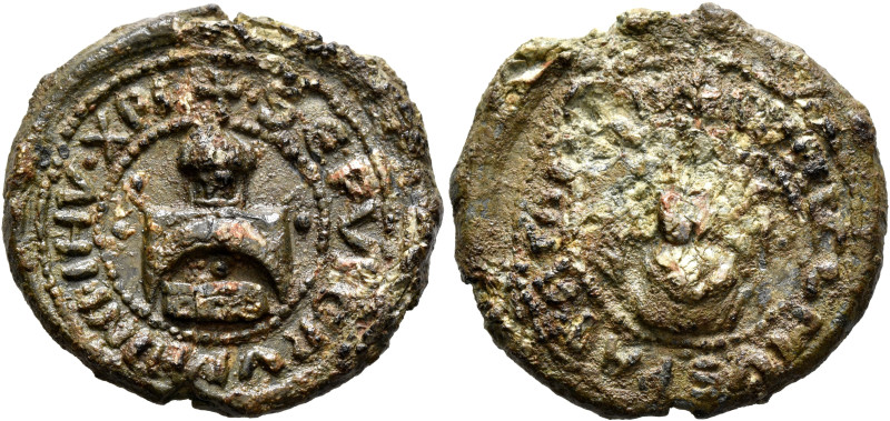 William of Mechelen, Patriarch of Jerusalem, 1130-1145/46. Seal (Lead, 29 mm, 15...