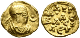 Aphilas, circa 310-325. 1/8 Chrysos (Gold, 7 mm, 0.34 g, 12 h). Draped bust of Aphilas to right, wearing tight-fitting head cloth and circular earring...