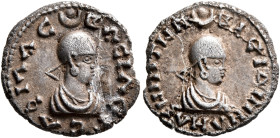 Aphilas, circa 310-325. Argyros (Silver, 15 mm, 1.89 g, 12 h). ΑΦΙΛΑC - ΒΑCΙΛЄΥC Draped bust of Aphilas to right, wearing tight-fitting head cloth and...