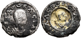 Aphilas, circa 310-325. Chrysargyros (Gilt Silver, 13 mm, 0.81 g, 12 h). ΑΦΙΑΔ (sic!) - ΒΑCIΛI Draped bust of Aphilas to right, wearing tight-fitting ...