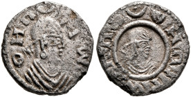 AXUM. Wazeba, circa 340. Argyros (Silver, 12 mm, 0.78 g, 12 h), Wazeba, circa 340. ወዘበ-ነገሠ ('wzbngs' = 'Wazeba, king' in Ge'ez) Draped bust of Wazeba ...