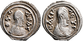Ousanas I, circa 325-345. 3 Argyroi (Silver, 15 mm, 1.11 g, 12 h). OYC-ΑΝΑC Draped bust of Ousanas I to right, wearing tight-fitting head cloth and ci...