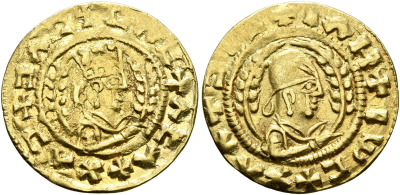AXUM. Noe, 5th century. Chrysos (Gold, 18 mm, 1.55 g, 12 h), Noe, 5th century. ✠...