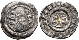 Noe, 5th century. 3 Argyroi (Gilt Silver, 15 mm, 1.03 g, 12 h), anonymous type. BA X-AC A Draped male bust to right, wearing tight-fitting head cloth ...