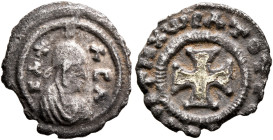 Noe, 5th century. 3 Argyroi (Gilt Silver, 13 mm, 0.58 g, 12 h), anonymous type. BA X-AC A Draped male bust to right, wearing tight-fitting head cloth ...