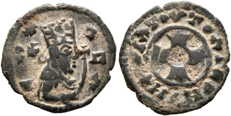 Anonymous, circa 460s-first quarter 6th century. Lepton (Gilt Bronze, 15 mm, 1.0...