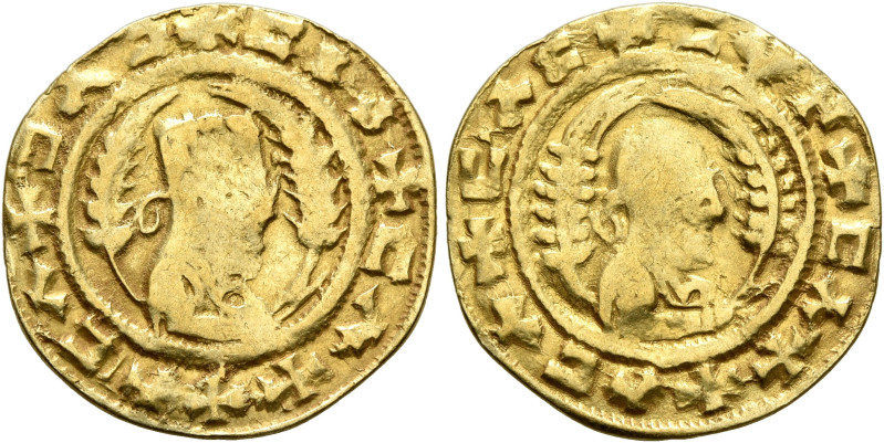 Anonymous, After 480s. Chrysos (Gold, 17 mm, 1.42 g, 12 h). ✠ↃΛↃ✠CIN✠CΛX✠ΛCΛ Dra...