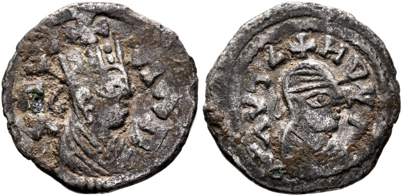 Kaleb, circa 510-530s. Argyros (Billon, 14 mm, 0.85 g, 12 h). ከለበ-ነገሠ ('klbngs' ...