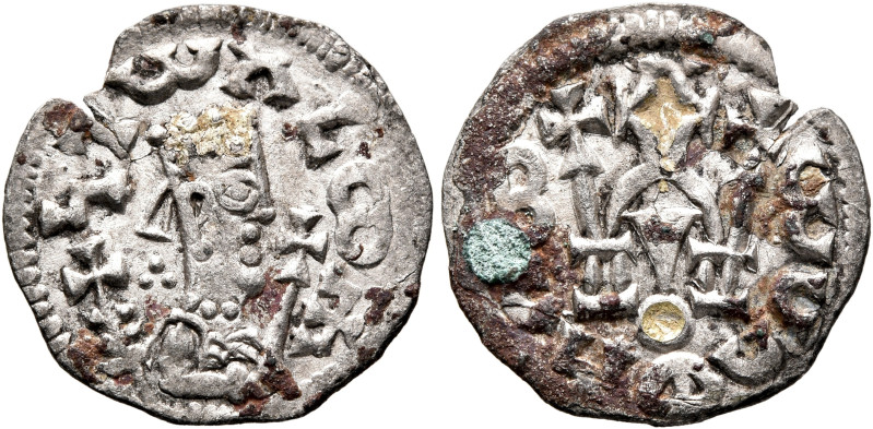 Alla Amidas/Armeha, before 540-550s. Argyros (Gilt Billon, 18 mm, 1.03 g, 12 h)....