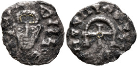 Ella Gabaz/Wazen Agad, circa late 550s-560s. Unit (Gilt Billon, 14 mm, 0.74 g, 11 h). ✠ወዘነ-ነገሠ ('wznngs' = 'Wazen, king' in Ge'ez) Draped bust of Ella...
