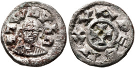 Joel, circa 590s-after 610. Argyros (Gilt Billon, 12 mm, 0.80 g, 2 h). ነገሠአዐአለ ('ngsyoel' = 'King Joel' in Ge'ez) Draped bust of Joel facing, wearing ...