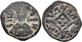Hethasas/Hataza, circa 610s-630s. Argyros (Billon, 18 mm, 1.08 g, 3 h), after 630 (?). ነገሠ-ሐተዘ ('ngshtz' = 'King Hataza' in Ge'ez) Draped bust of Heth...