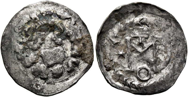 GEPIDS. Cunimund, ?-567. 1/4 Siliqua (Silver, 17 mm, 0.65 g), struck in the name...