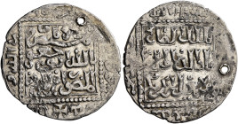 CRUSADERS. Crusader Imitations of Islamic Dirhams. Dirham (Silver, 22 mm, 2.17 g, 8 h), Imitating an Ayyubid dirham of al-Salih Ismaiʿl (AH 635 / AD 1...