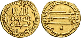 ISLAMIC, 'Abbasid Caliphate. temp. Al-Rashid, AH 170-193 / AD 786-809. Dinar (Gold, 18 mm, 4.03 g, 1 h), [Madinat al-Salam], AH 190 = 805/6. ‘lā ilāha...