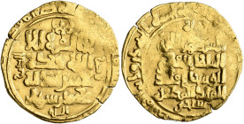 ISLAMIC, Seljuks. Great Seljuk. Mu'izz al-Din Ahmad Sanjar, as viceroy under Muhammad, AH 492-511 / AD 1099-1118. Dinar (Gold, 22 mm, 4.11 g, 9 h), ci...