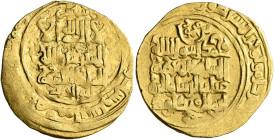 ISLAMIC, Seljuks. Western Iran. Ghiyath al-Din Da'ud, AH 525-526 / AD 1131-1132. Dinar (Gold, 21 mm, 3.00 g, 10 h), Hamadan, AH [52]6 = 1131/2. Citing...