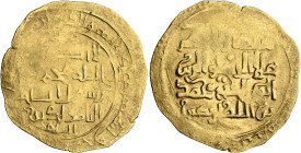 ISLAMIC, Persia (Post-Seljuk). Khwarizm Shahs. 'Ala al-Din Muhammad II, AH 596-617 / AD 1200-1220. Dinar (Gold, 28 mm, 6.00 g). Citing the ʿAbbasid ca...
