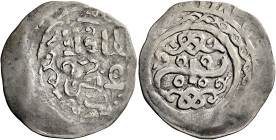 ISLAMIC, Mongols. Chaghatayid Khans. temp. Qaidu, AH 668-700 / AD 1270-1301. Dirham (Silver, 25 mm, 1.93 g). ‘al-mulk lillāh / al-ḥamd lillāh’ (‘The k...