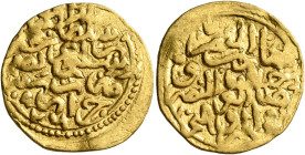 ISLAMIC, Ottoman Empire. Sulayman I Qanuni ('the Lawgiver'), AH 926-974 / AD 1520-1566. Sultani (Gold, 19 mm, 3.50 g), Jazaʾir, AH 926 = 1520. Within ...