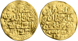 ISLAMIC, Ottoman Empire. Murad III, AH 982-1003 / AD 1574-1595. Sultani (Gold, 20 mm, 3.41 g), Misr, AH 982 = 1574/5. Within a circle, ‘sulṭān al-barr...