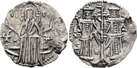 BULGARIA. Second Empire. Ivan Aleksandar, 1331–1371. Gros (Silver, 22 mm, 1.59 g, 6 h), with Mihail Asen IV, Turnovo, 1331-1347/8. Christ standing fac...