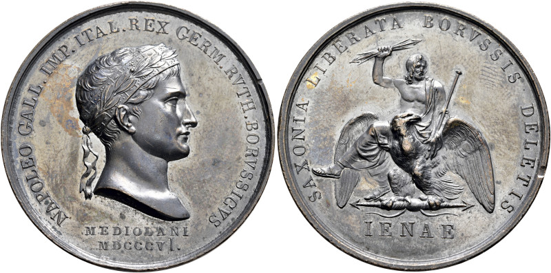 FRANCE, Premier Empire. Napoléon I, 1804-1814, 1815. Medal 1806 (Bronze, 41 mm, ...