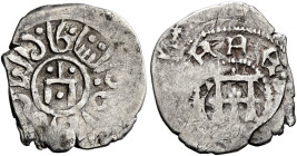 ITALY. Genova. Filippo Maria Visconti, duke of Milan, signore, 1421-1435. Asper (Silver, 15 mm, 0.70 g), Caffa (modern-day Feodosia, Crimea), in the n...