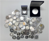 A lot containing 64 silver coins. All: World. Extremely fine to proof. LOT SOLD AS IS, NO RETURNS. 64 coins in lot.


From the collection of the re...