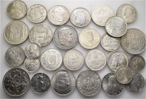 A lot containing 28 silver coins. All: World. About extremely fine to good extremely fine. LOT SOLD AS IS, NO RETURNS. 28 coins in lot.


From a Ca...
