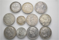 A lot containing 11 silver coins. All: World. Very fine to extremely fine. LOT SOLD AS IS, NO RETURNS. 11 coins in lot.


From an American collecti...