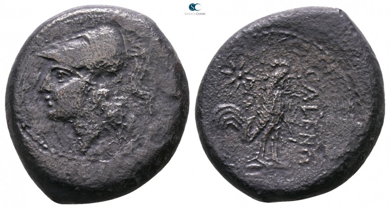 Campania. Cales circa 265-240 BC. 
Bronze Æ

19mm., 6,10g.



nearly very...