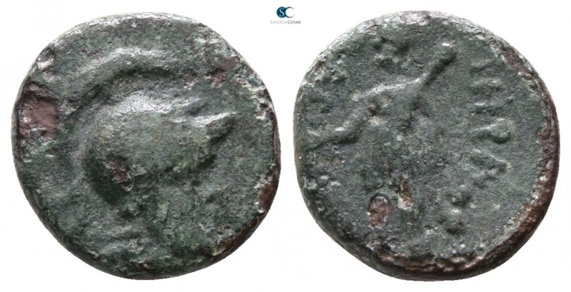 Lucania. Herakleia 200-0 BC. 
Bronze Æ

10mm., 1,77g.



good fine