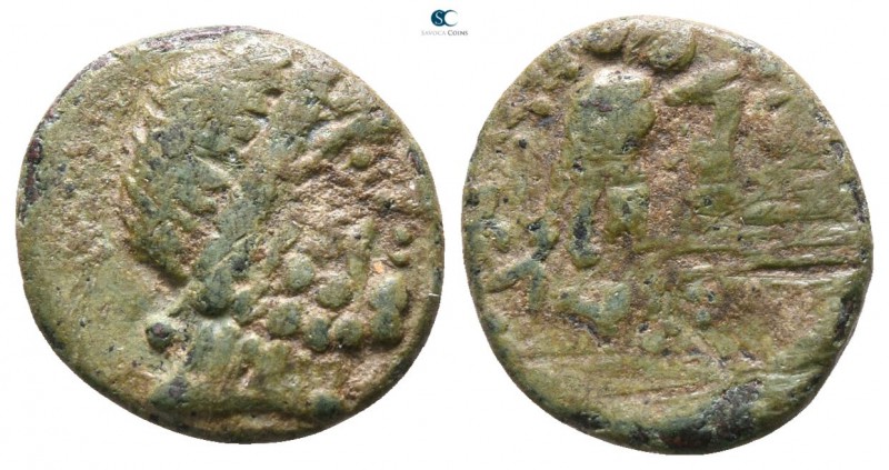 Lucania. Velia 350-300 BC. 
Bronze Æ

12mm., 1,34g.



good fine