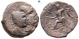 Bruttium. Lokroi Epizephyrioi circa 350-300 BC. Bronze Æ