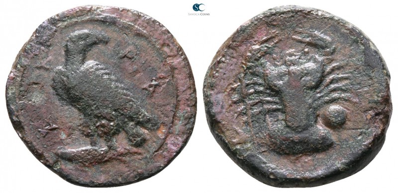 Sicily. Akragas circa 425-410 BC. 
Bronze Æ

16mm., 4,03g.



very fine