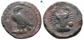 Sicily. Akragas circa 425-410 BC. Bronze Æ
