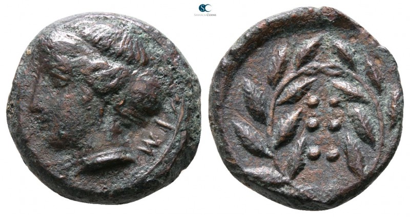 Sicily. Himera circa 420-407 BC. 
Hemilitron Æ

15mm., 3,59g.



very fin...