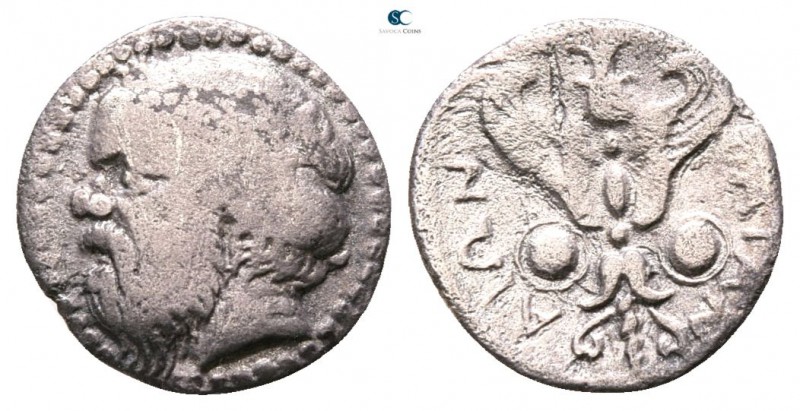Sicily. Katane circa 410-405 BC. 
Litra AR

11mm., 0,7g.



nearly very f...