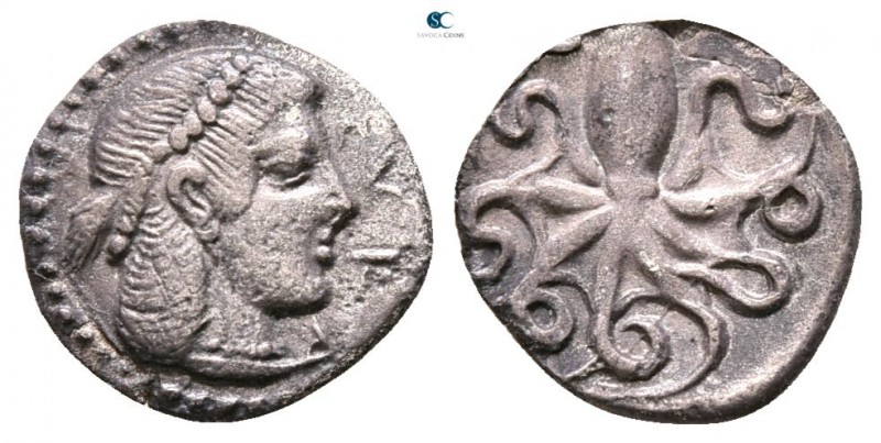Sicily. Syracuse 485-466 BC. 
Litra AR

8mm., ,59g.



very fine