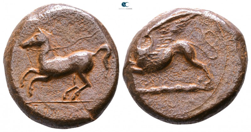Sicily. Syracuse. Dionysios II 367-357 BC. 
Bronze Æ

20mm., 8,40g.



ve...