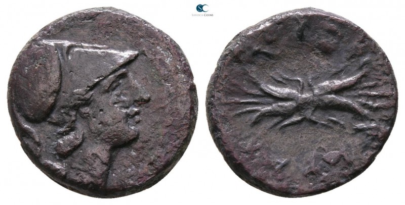 Sicily. Syracuse. Agathokles 317-289 BC. 
Bronze Æ

12mm., 2,17g.



near...
