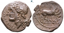 Sicily. Syracuse. Hiketas II 287-278 BC. Hemilitron Æ