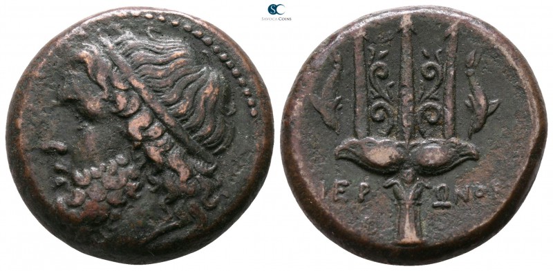 Sicily. Syracuse. Hieron II 275-215 BC. 
Bronze Æ

21mm., 9,71g.



very ...