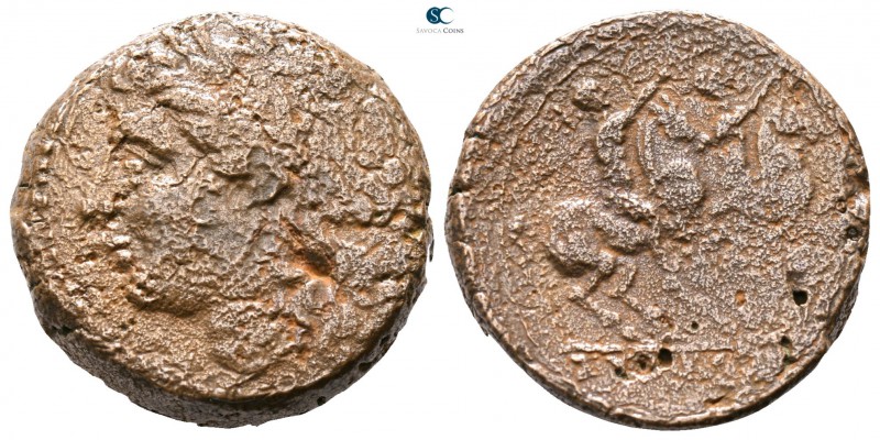 Sicily. Syracuse 214-212 BC. 
Bronze Æ

20mm., 10,58g.



good fine