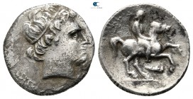 Kings of Macedon. Amphipolis. Kassander 306-297 BC. Struck in the name and types of Philip II. 1/5 Tetradrachm AR