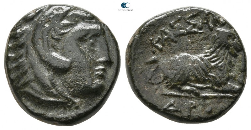 Kings of Macedon. Uncertain mint. Kassander 306-297 BC. 
Bronze Æ

14mm., 3,7...