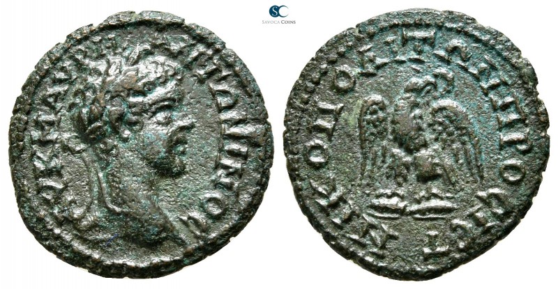 Moesia Inferior. Nikopolis ad Istrum. Caracalla AD 198-217. 
Bronze Æ

16mm.,...