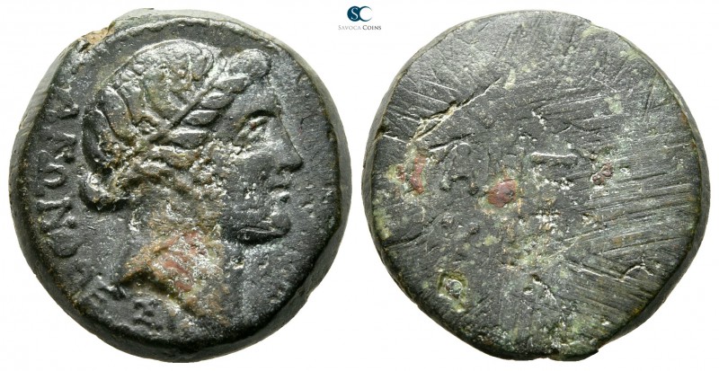 Macedon. Macedon under the Romans. Mark Antony 32-31 BC. 
Bronze Æ

21mm., 9,...