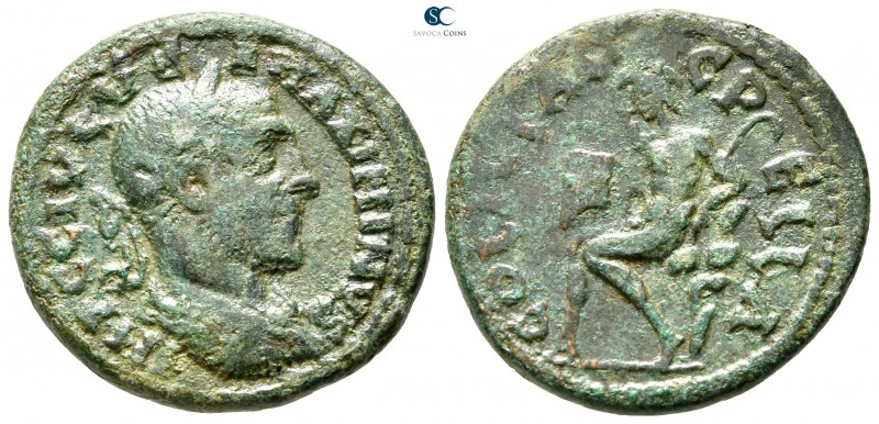 Macedon. Pella. Maximinus I Thrax AD 235-238. 
Bronze Æ

24mm., 9,43g.


...